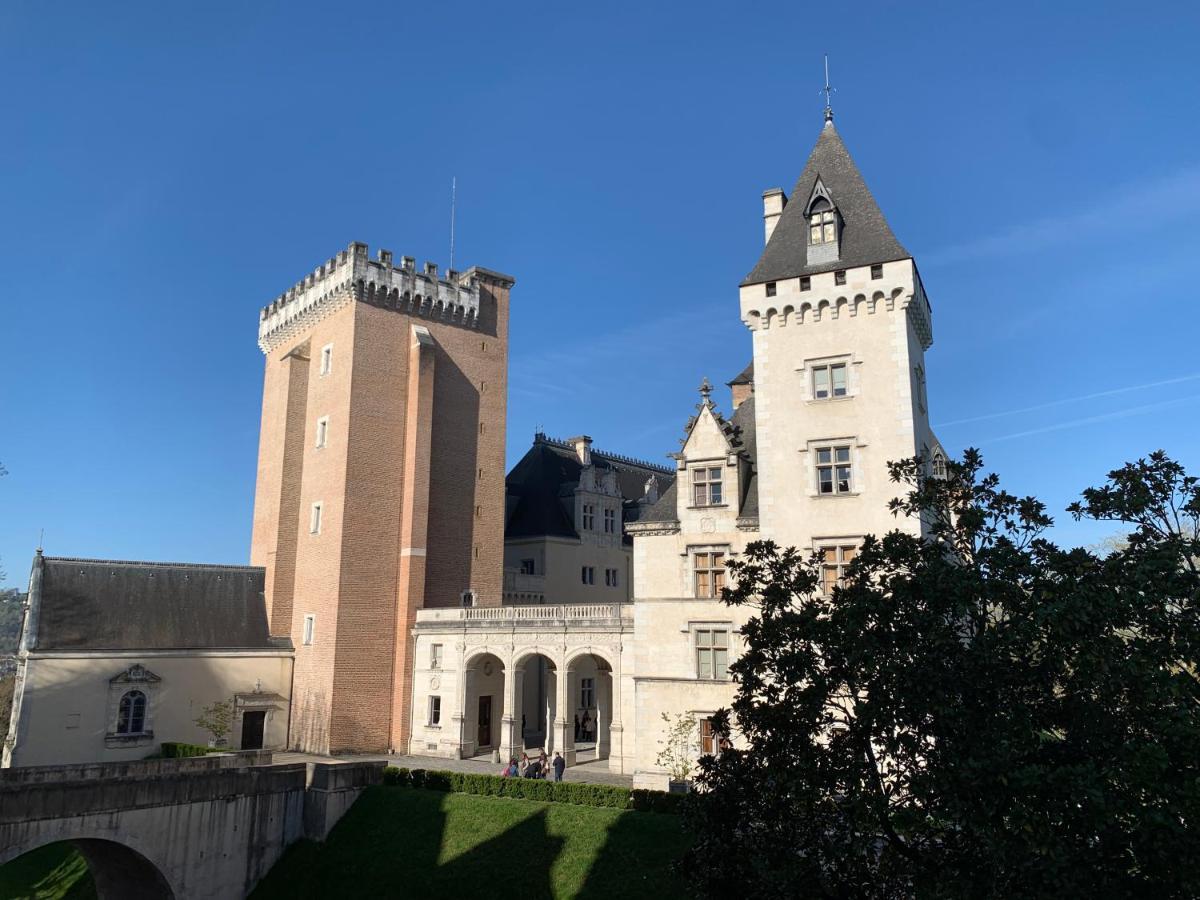 Vue Magique Sur Le Chateau Dans Un Quartier Populaire Pau Exteriör bild